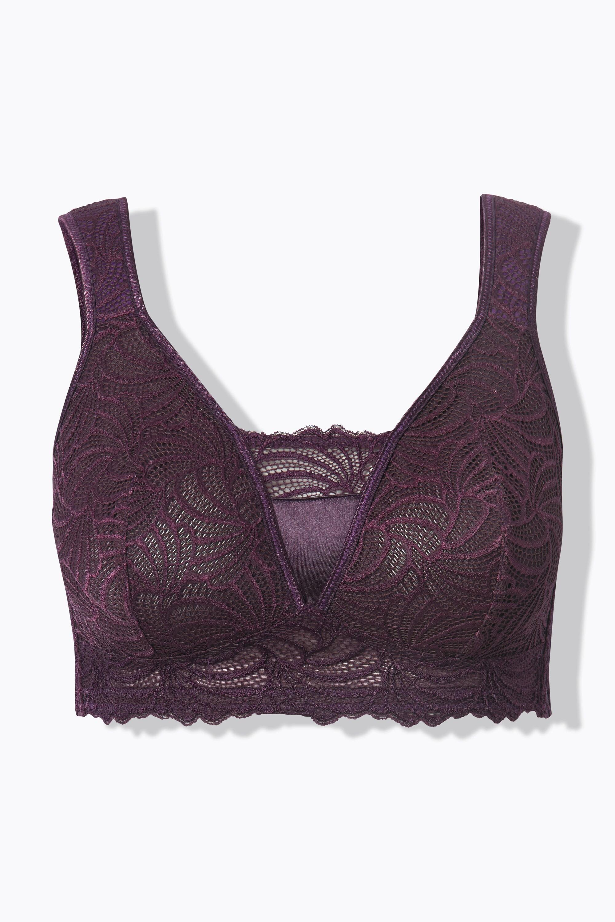 Ulla Popken Bralette in pizzo senza ferretto  