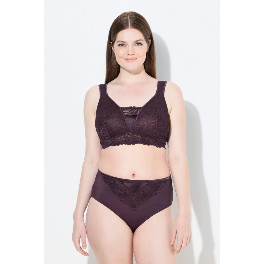 Ulla Popken Spitzen Bralette ohne Bügel  