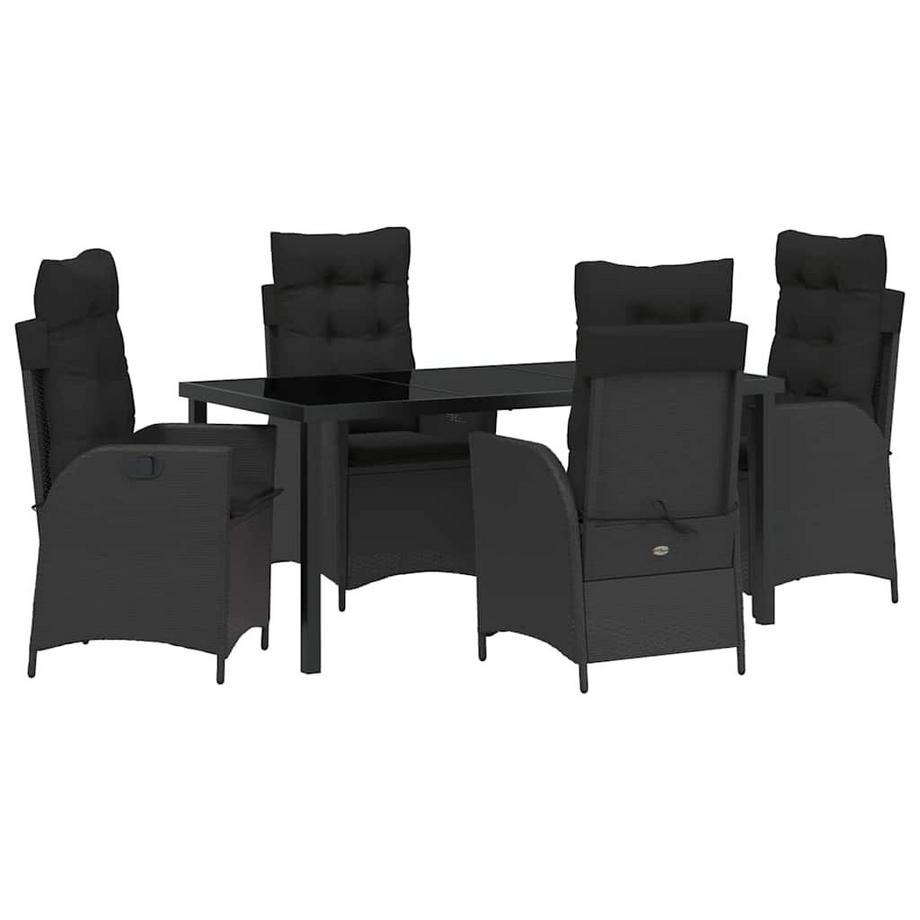 Ensemble de salle à manger pour jardin poly rattan