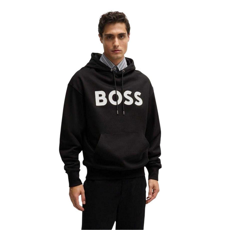 BOSS  Sullivan Felpa Con Cappuccio Scrittura 