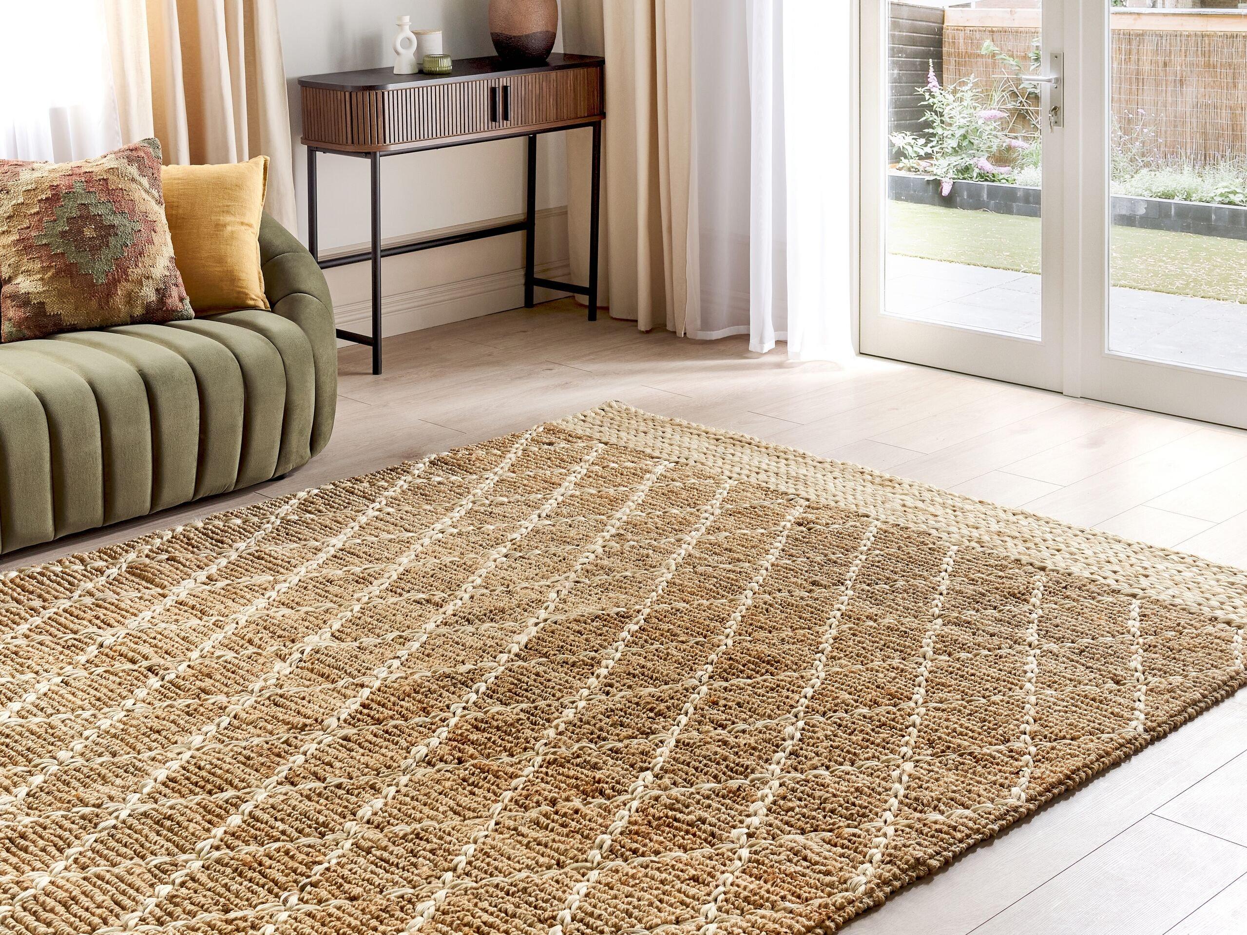 Beliani Tapis en Jute Boho ZORAVA  