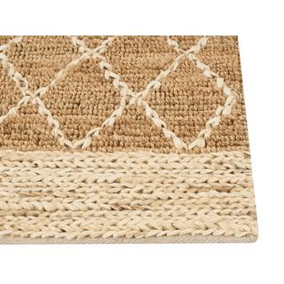 Beliani Tapis en Jute Boho ZORAVA  