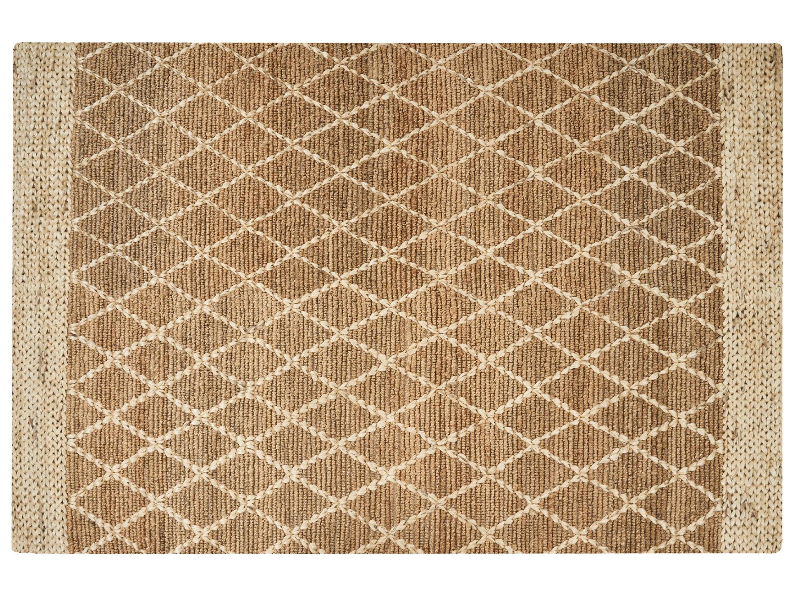 Beliani Tapis en Jute Boho ZORAVA  