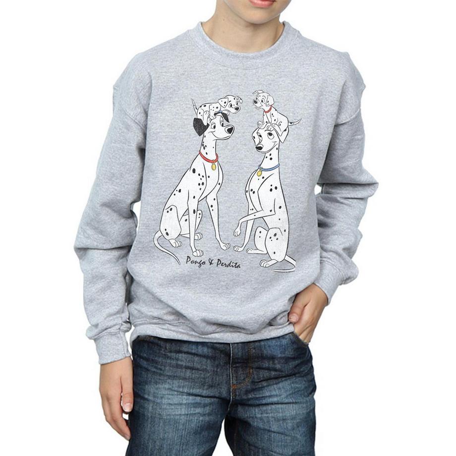 Disney  101 Dalmatians Pongo And Perdita Sweatshirt 