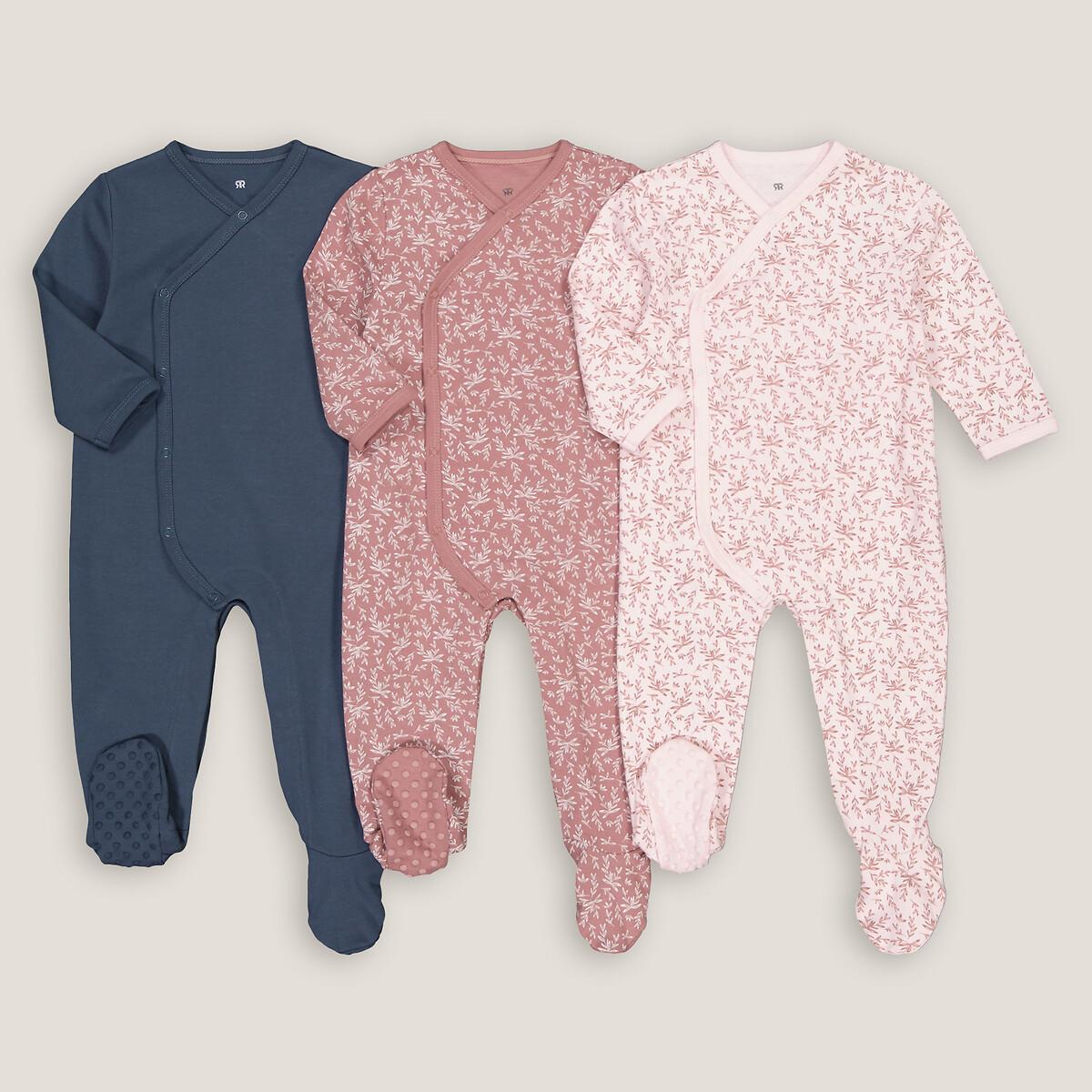 La Redoute Collections  Lot de 3 pyjamas naissance en coton 