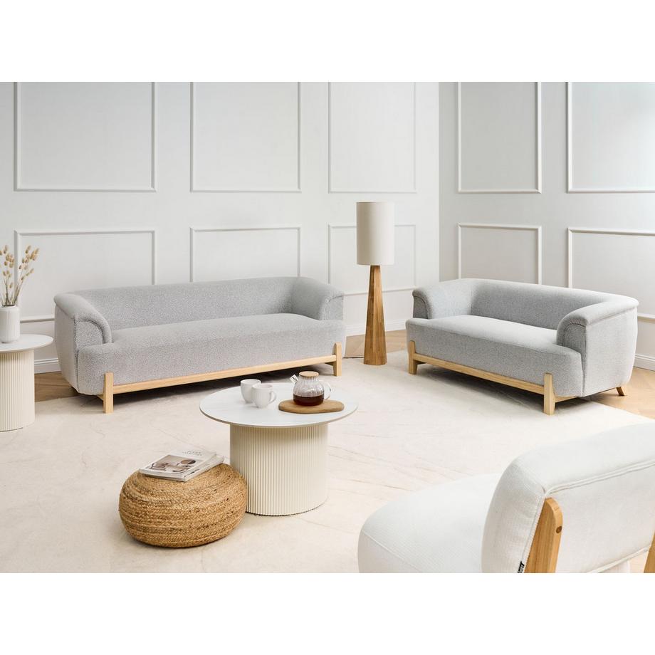 Beliani Wohnzimmer Set aus Stoff Modern ALNOR  