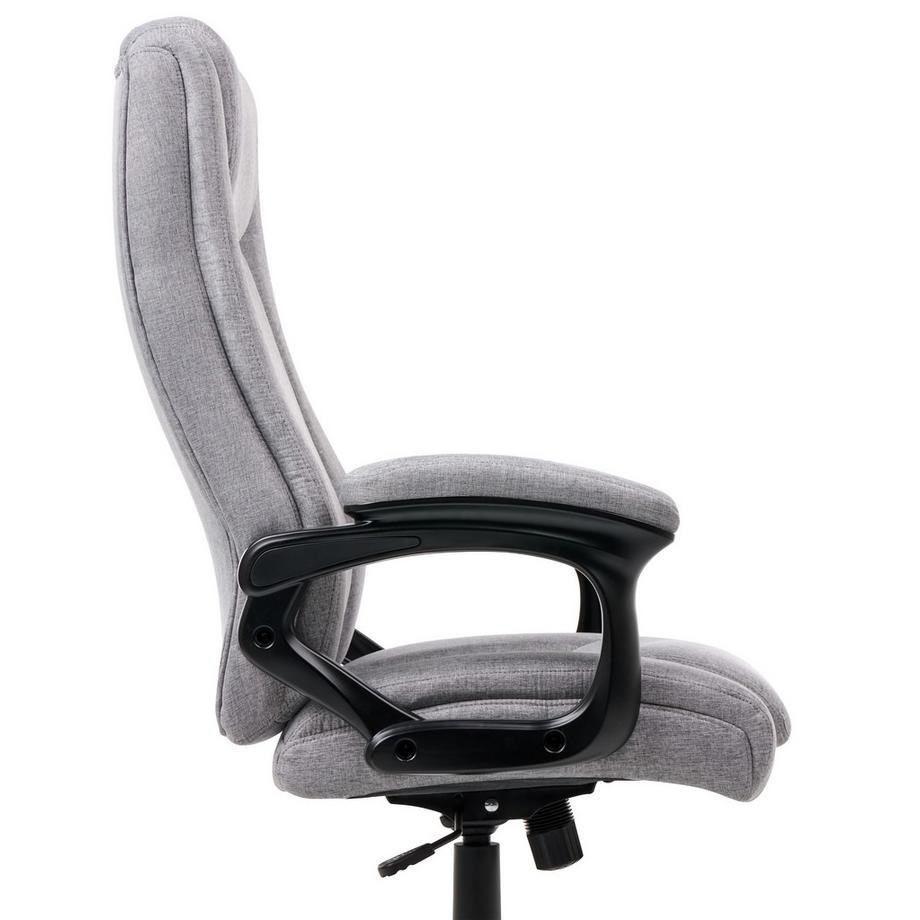 Beliani Poltrona da scrivania en Lino  GRACEFUL  