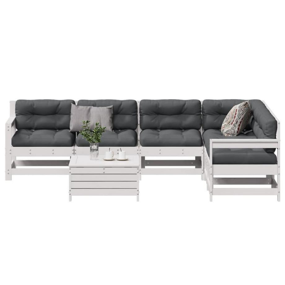 VidaXL set salotto da giardino Legno  