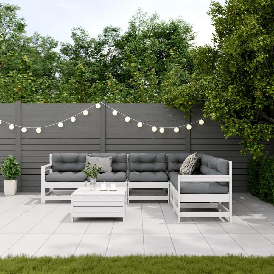 VidaXL set salotto da giardino Legno  