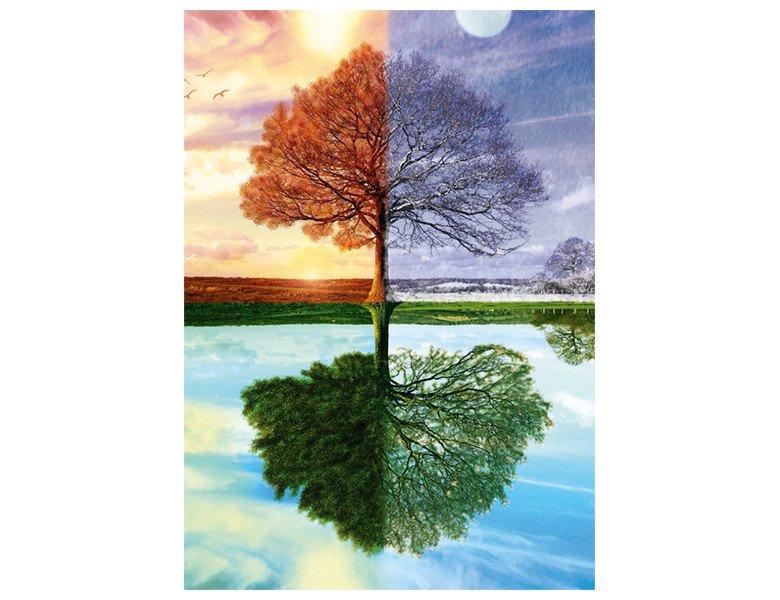 Schmidt  Puzzle Jahreszeiten-Baum (500Teile) 