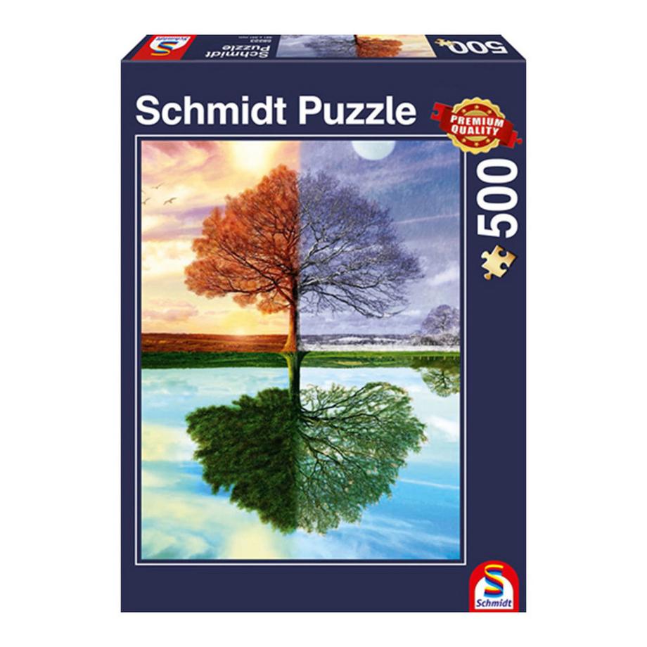 Schmidt  Puzzle Jahreszeiten-Baum (500Teile) 