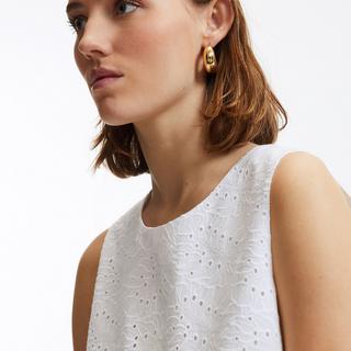 La Redoute Collections Top senza Maniche Ricamo Inglese  