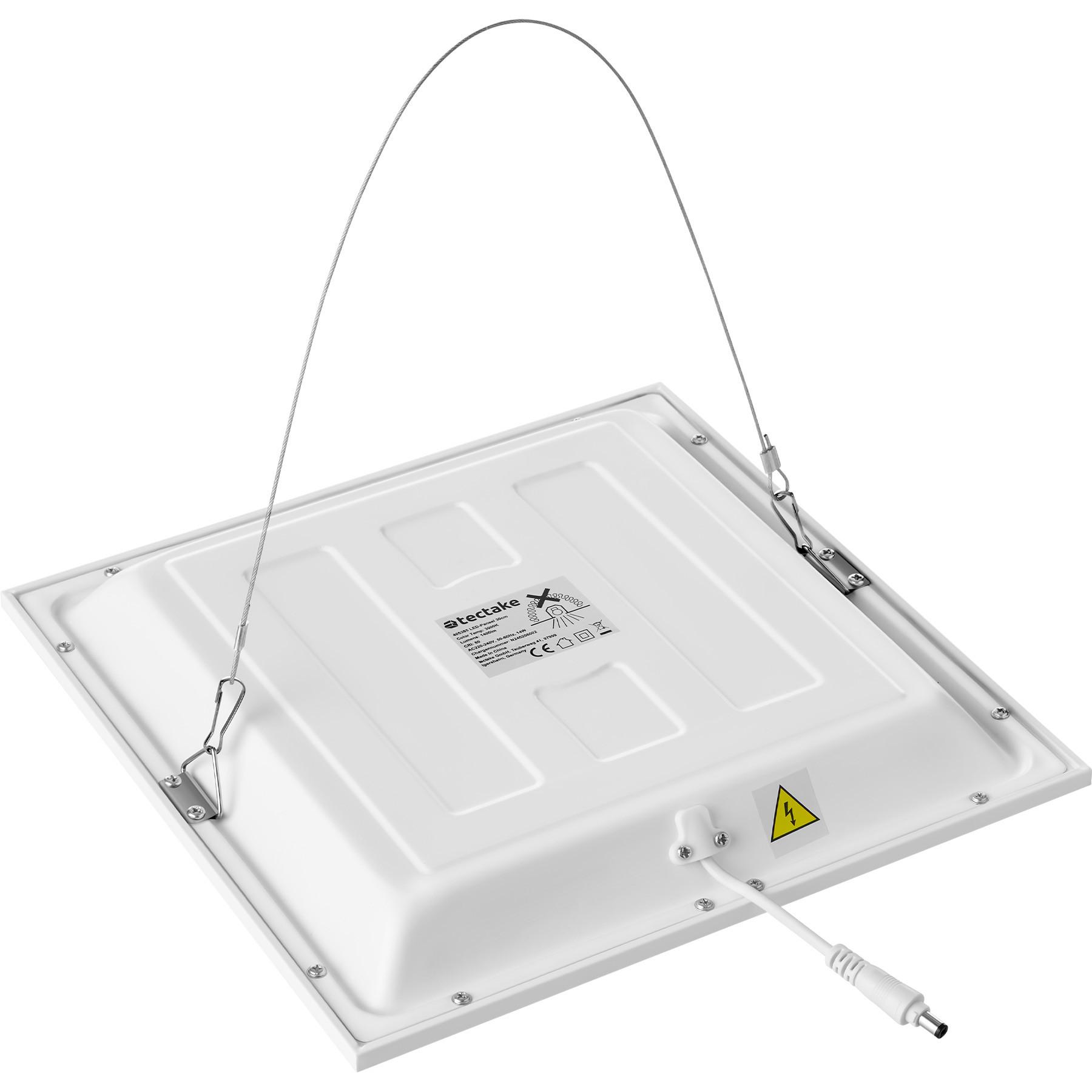 Tectake LED-Paneel Lucerna, ultraflach, warmweiss, stromsparend  