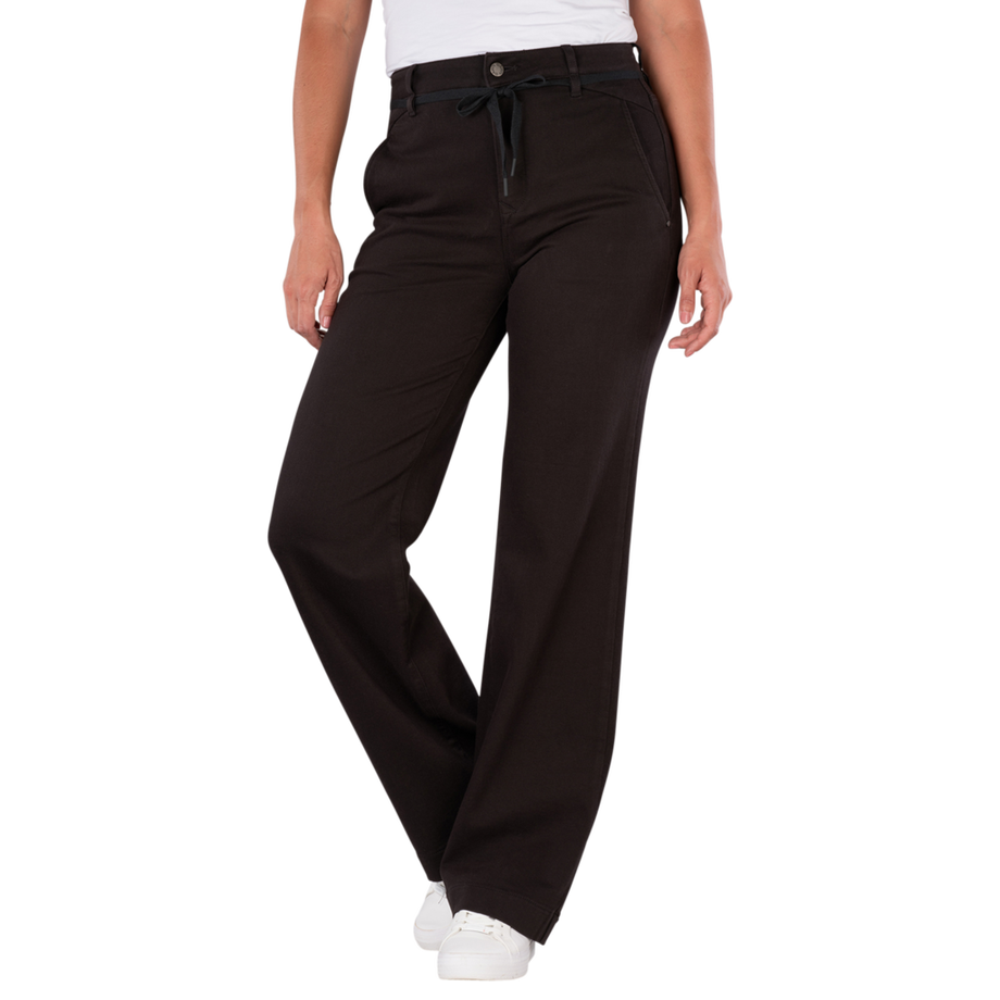 Dawn Denim DEW Flare Stay Black Jeans  