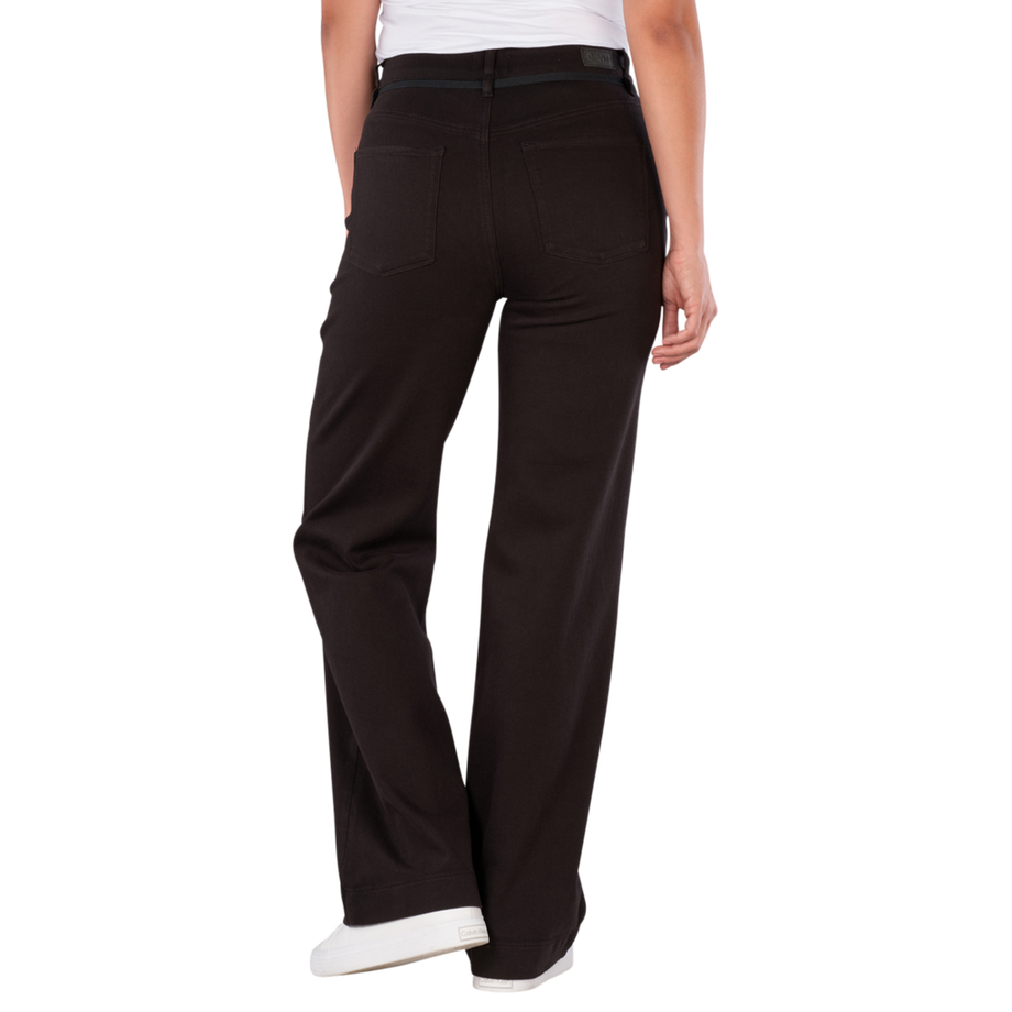 Dawn Denim DEW Flare Stay Black Jeans  