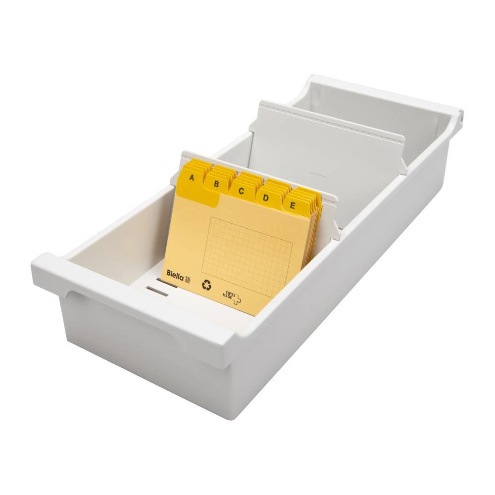 Biella Cartes-guides A7, carton, A-Z 25 divisions, onglets renforcés  