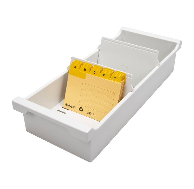 Biella Cartes-guides A7, carton, A-Z 25 divisions, onglets renforcés  