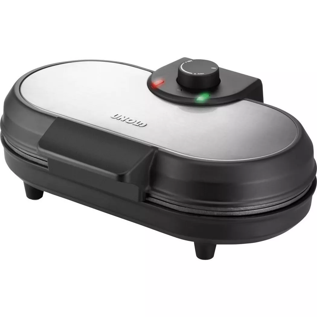 Unold 48165 appareil à crêpes 2 crèpe(s) 1000 W Noir, Acier inoxydable