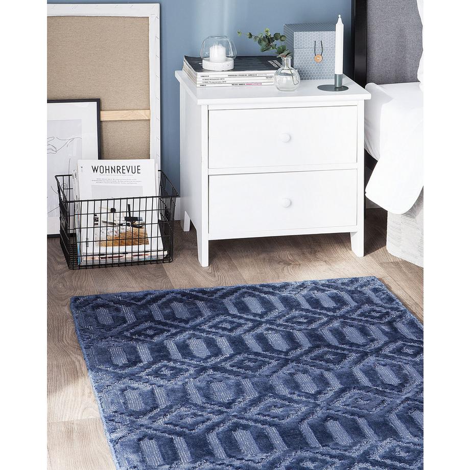 Beliani Teppich aus Viskose Modern ADATEPE  