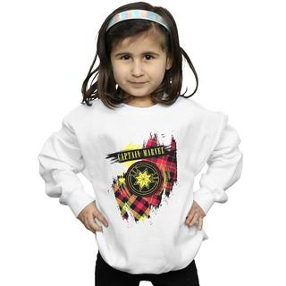 MARVEL  Captain Tartan Patch Sweatshirt 