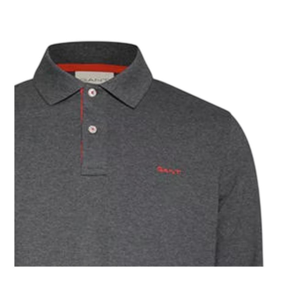 GANT  Maglietta Polo Contrasto Piqué Manica Lunga 