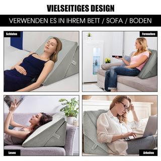 Northix Cuscino a cuneo in schiuma regolabile  