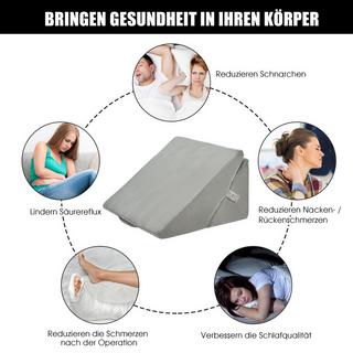 Northix Cuscino a cuneo in schiuma regolabile  