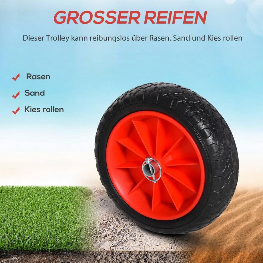 Northio  Surfwagen Surfboard Transportwagen Klappbar Gepolstert Pu-Reifen Alu Silber Bis 45 Kg L64 X B55 X H38,5 Cm 