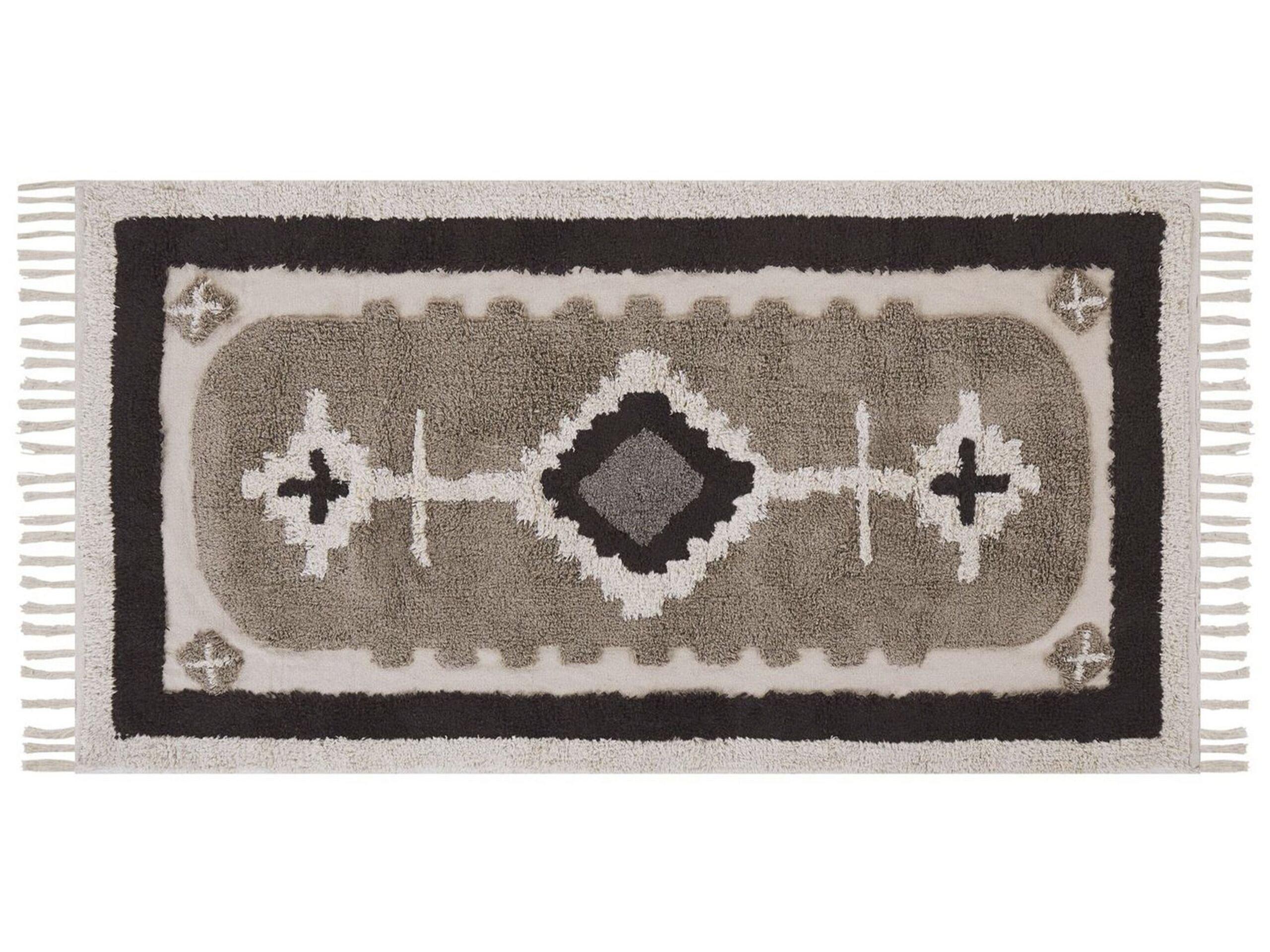 Beliani Tapis en Coton Traditionnel GEYVE  