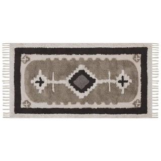 Beliani Tapis en Coton Traditionnel GEYVE  