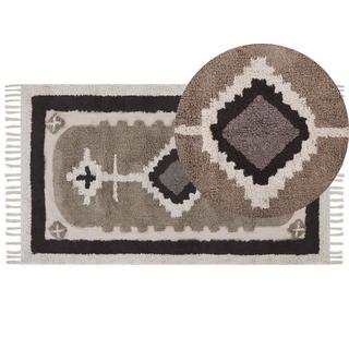 Beliani Tapis en Coton Traditionnel GEYVE  