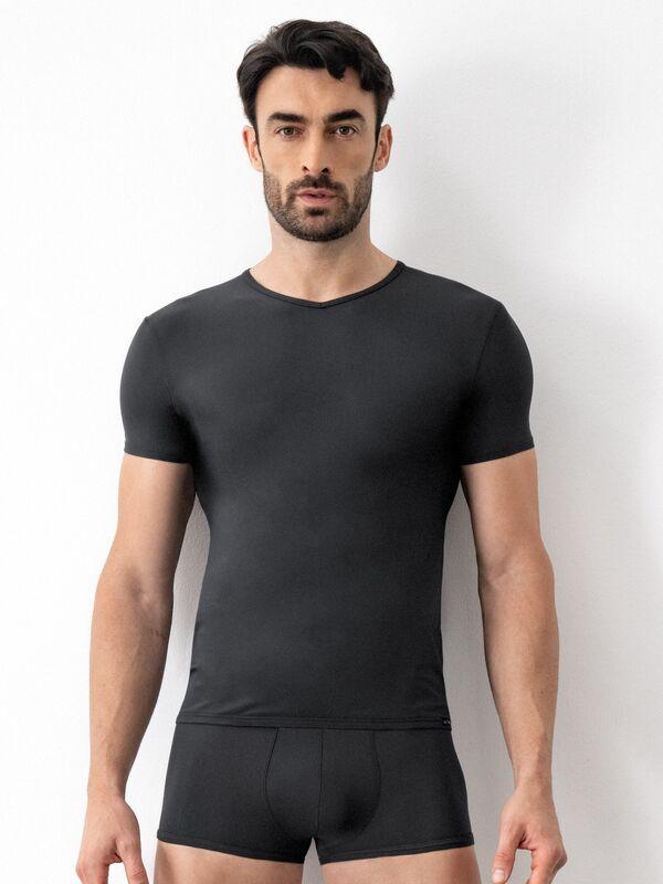 Olaf benz T-shirt microfibre col en V  