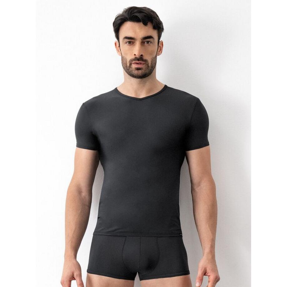 Olaf benz Microfaser V-Ausschnitt T-Shirt  