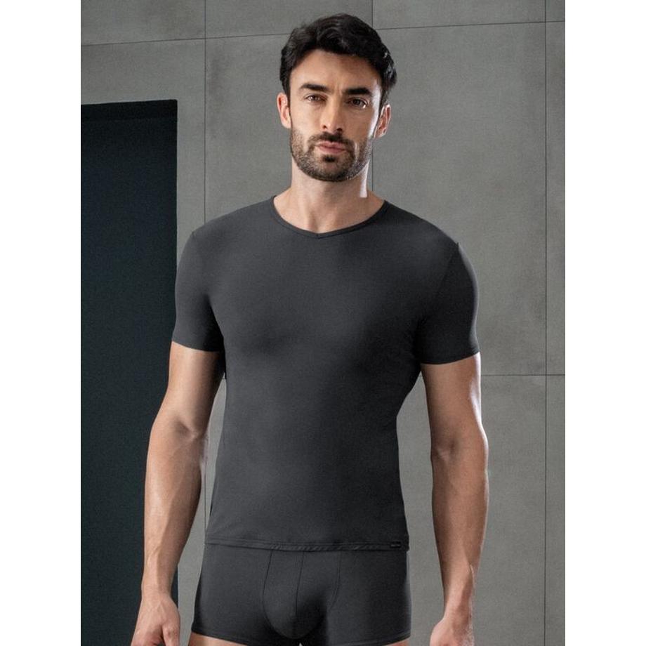 Olaf benz Microfaser V-Ausschnitt T-Shirt  