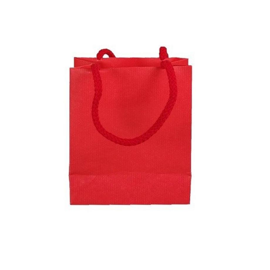 NEUTRAL  NEUTRAL Tragtaschen SPLENDOR S R12 rot, 12x6x14cm 10 Stück 