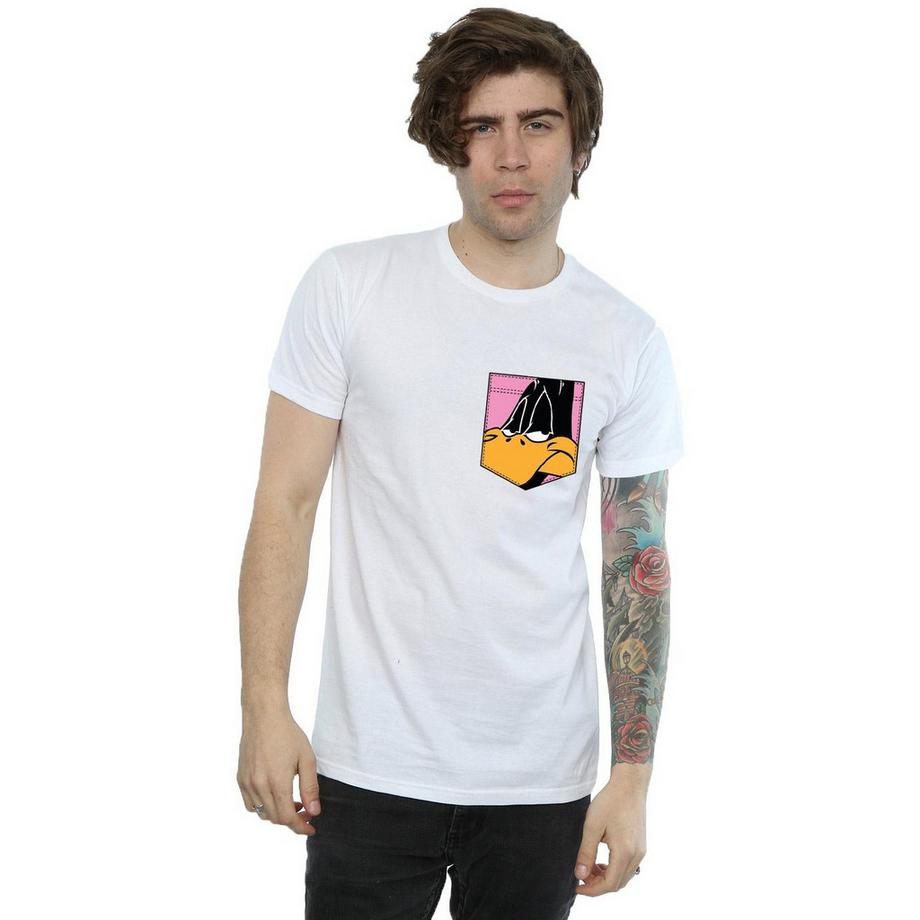 LOONEY TUNES Daffy Duck T-Shirt à Poche  