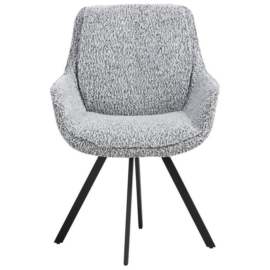 Beliani Sedia da pranzo en Bouclé Moderno MARCELLUS  