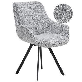 Beliani Esszimmerstuhl aus Bouclé Modern MARCELLUS  