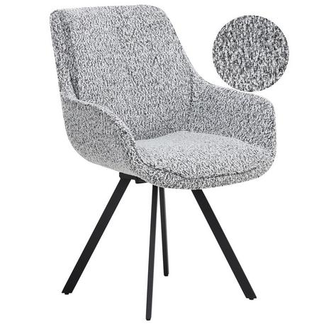 Beliani Esszimmerstuhl aus Bouclé Modern MARCELLUS  