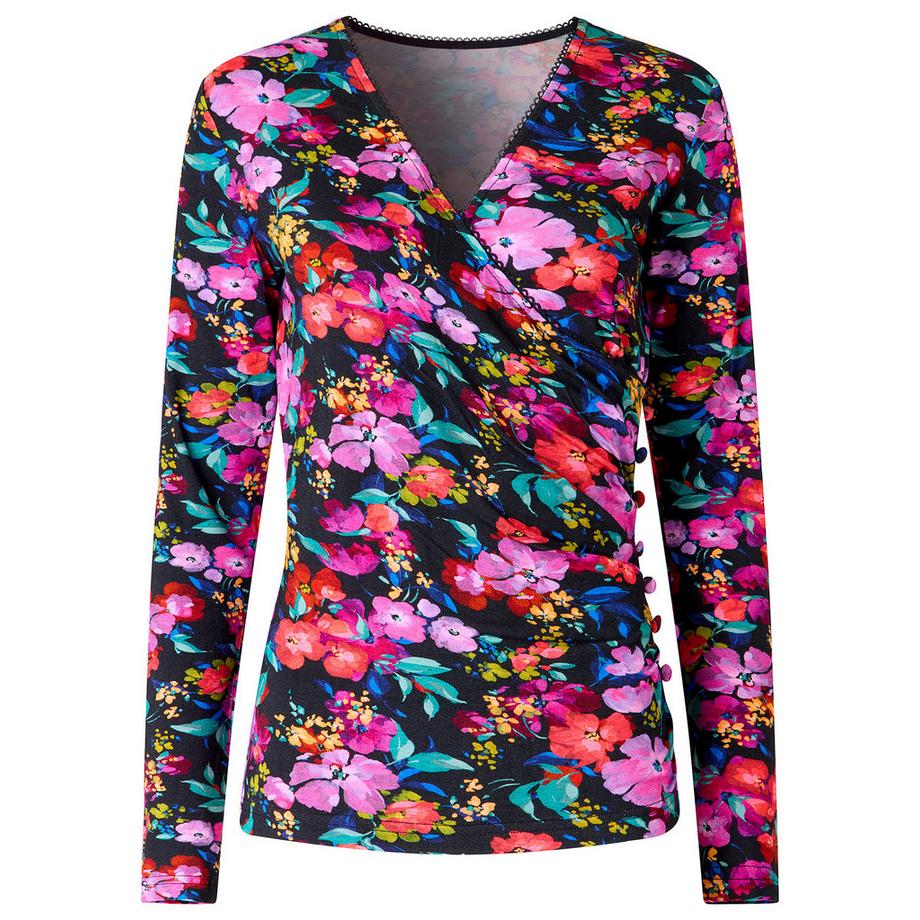 Joe Browns Henley Cache-Cœur en Jersey Imprimé Floral  