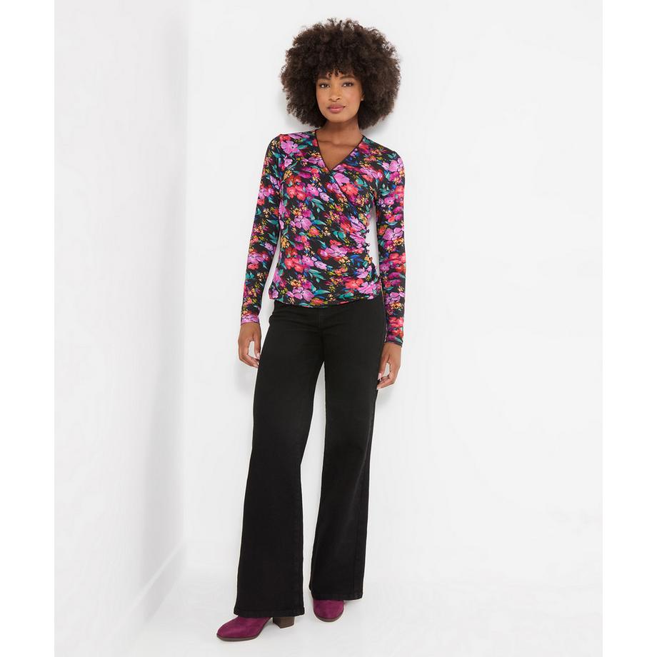 Joe Browns Henley Cache-Cœur en Jersey Imprimé Floral  