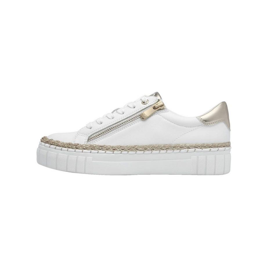 Marco Tozzi Sneaker à Plateforme avec Fermeture Éclair Latérale  