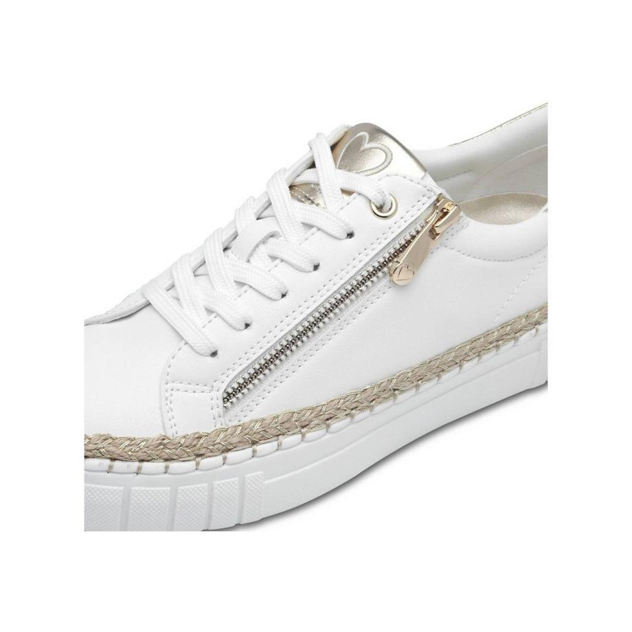 Marco Tozzi Sneaker à Plateforme avec Fermeture Éclair Latérale  