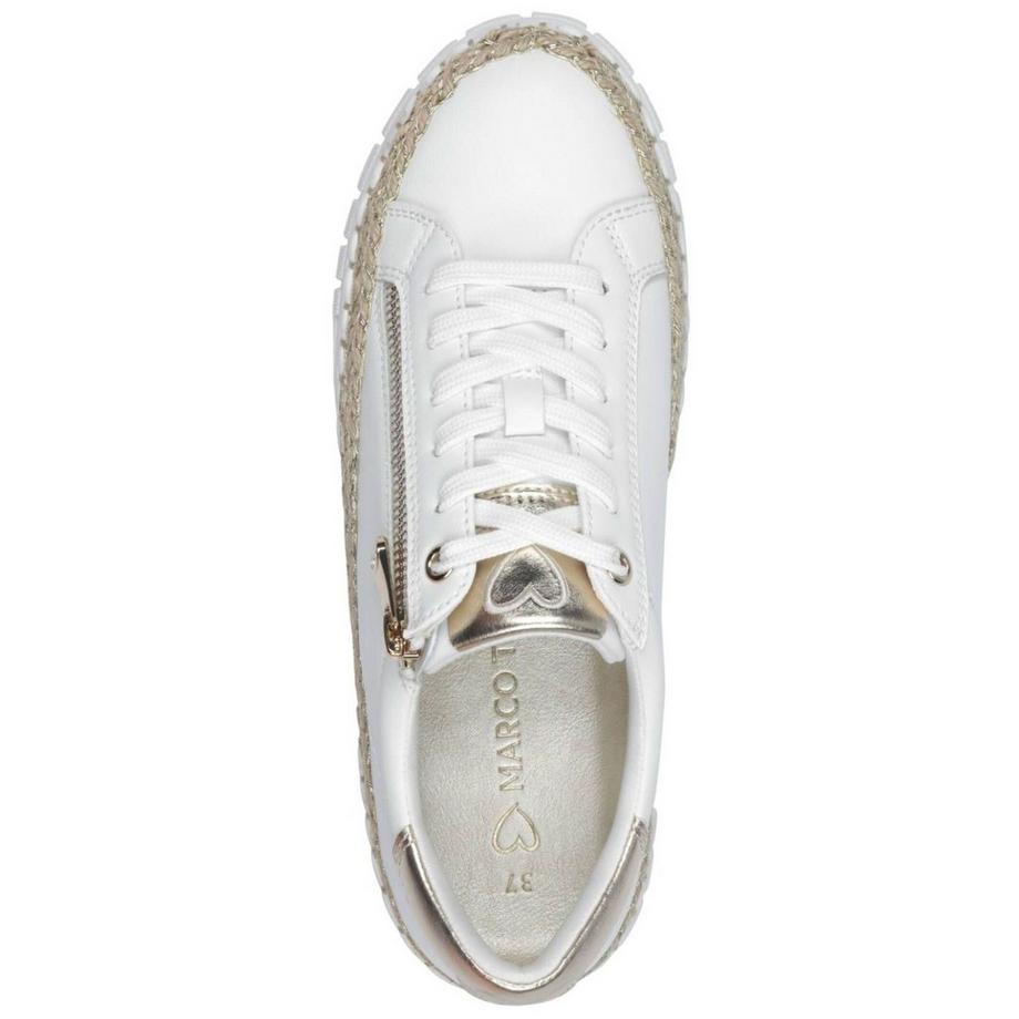 Marco Tozzi Sneaker à Plateforme avec Fermeture Éclair Latérale  