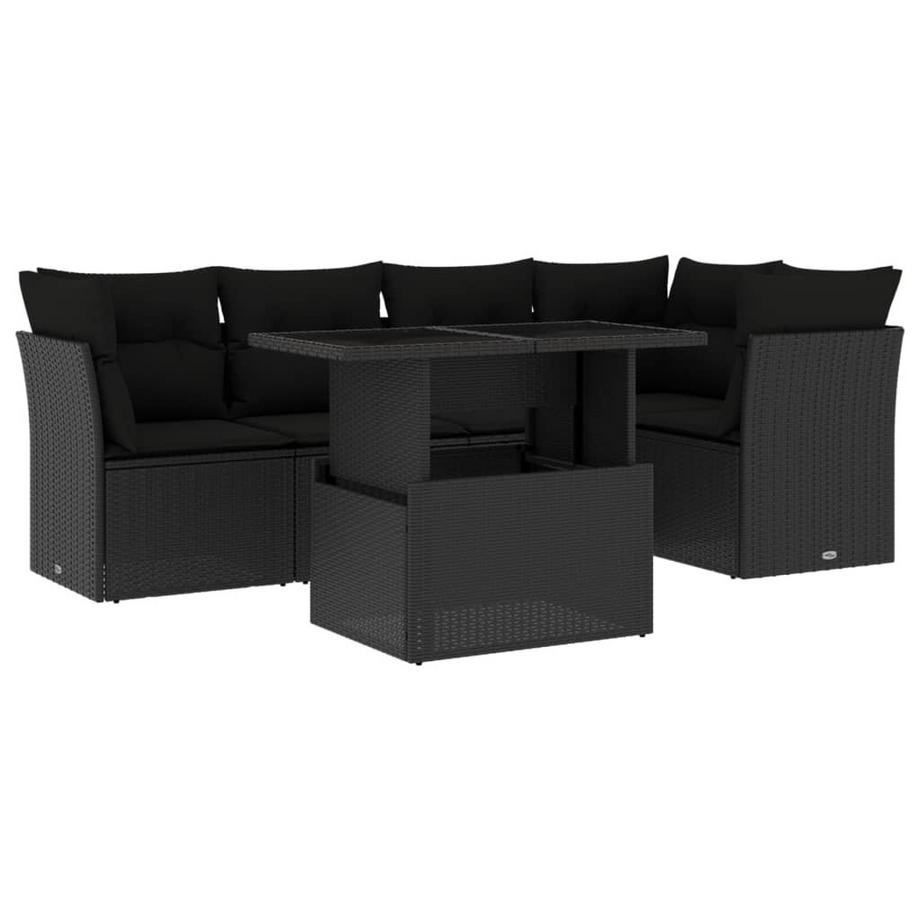 set divano da giardino Polirattan