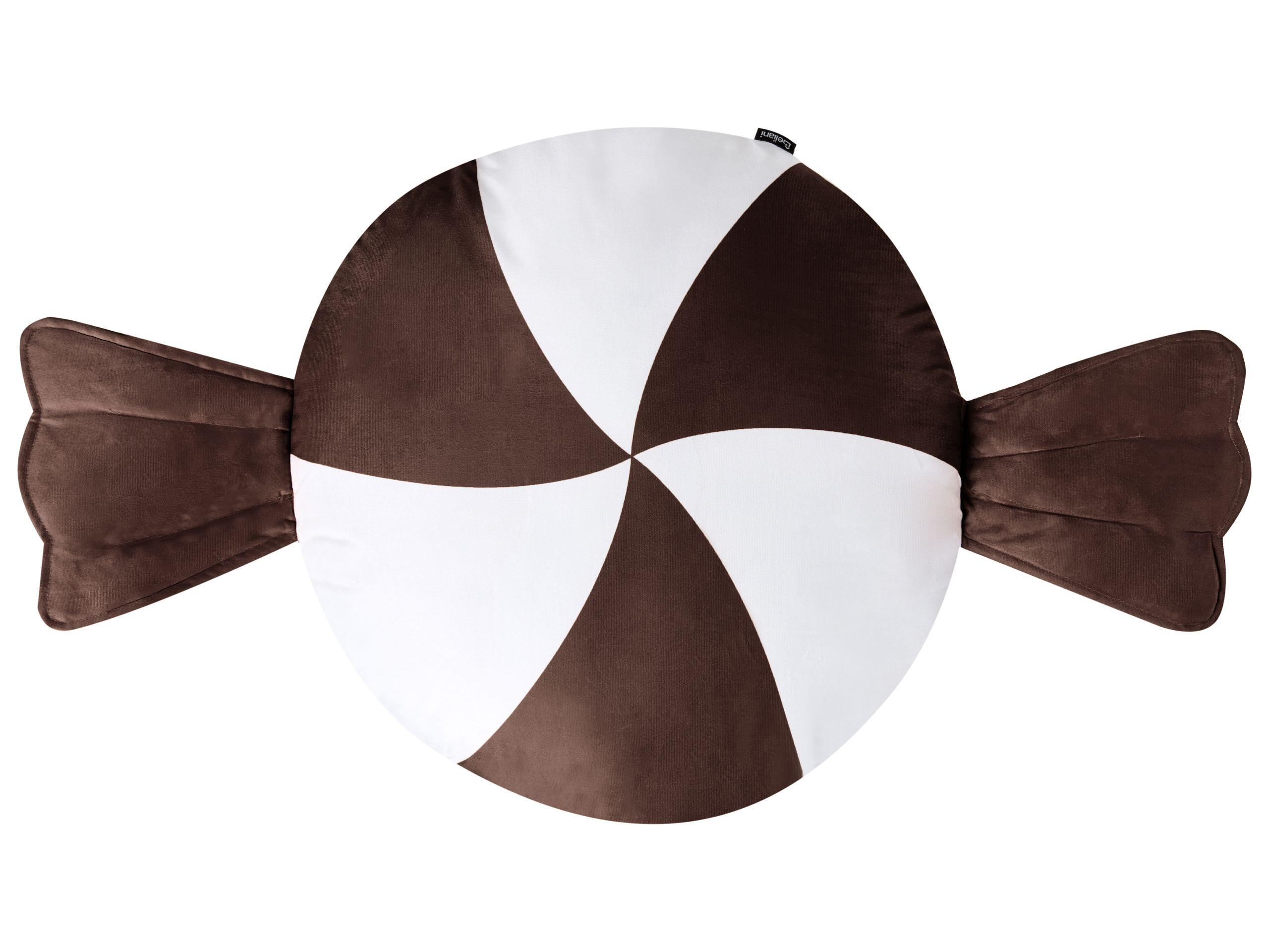 Beliani Dekokissen 2er Set aus Polyester Klassisch WHIRL CANDY  