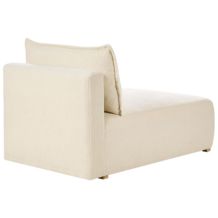 Beliani Chaiselongue aus Bouclé Minimalistisch NERBO  