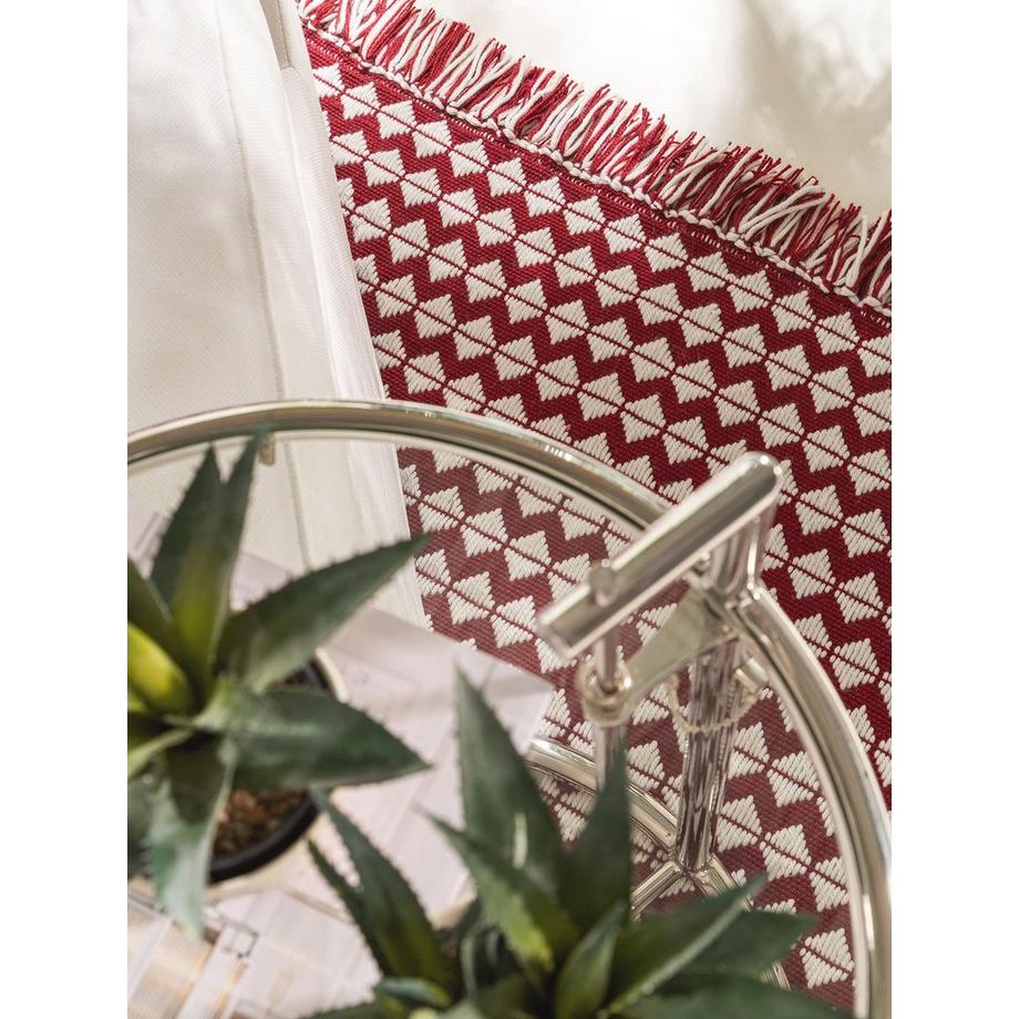 Benuta Teppich aus recyceltem Material Morty Rot  