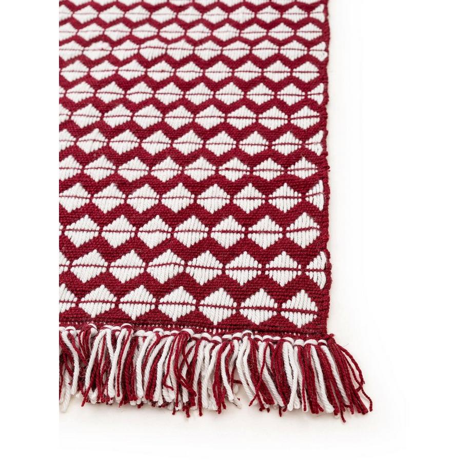 Benuta Teppich aus recyceltem Material Morty Rot  