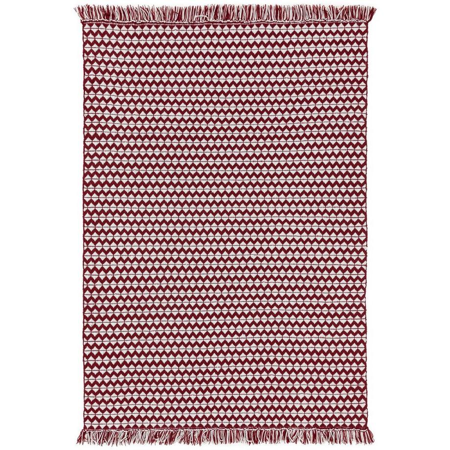 Benuta Teppich aus recyceltem Material Morty Rot  